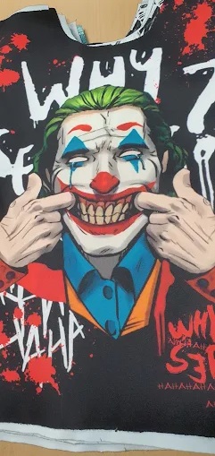 Joker Kumaş Baskı Örneği